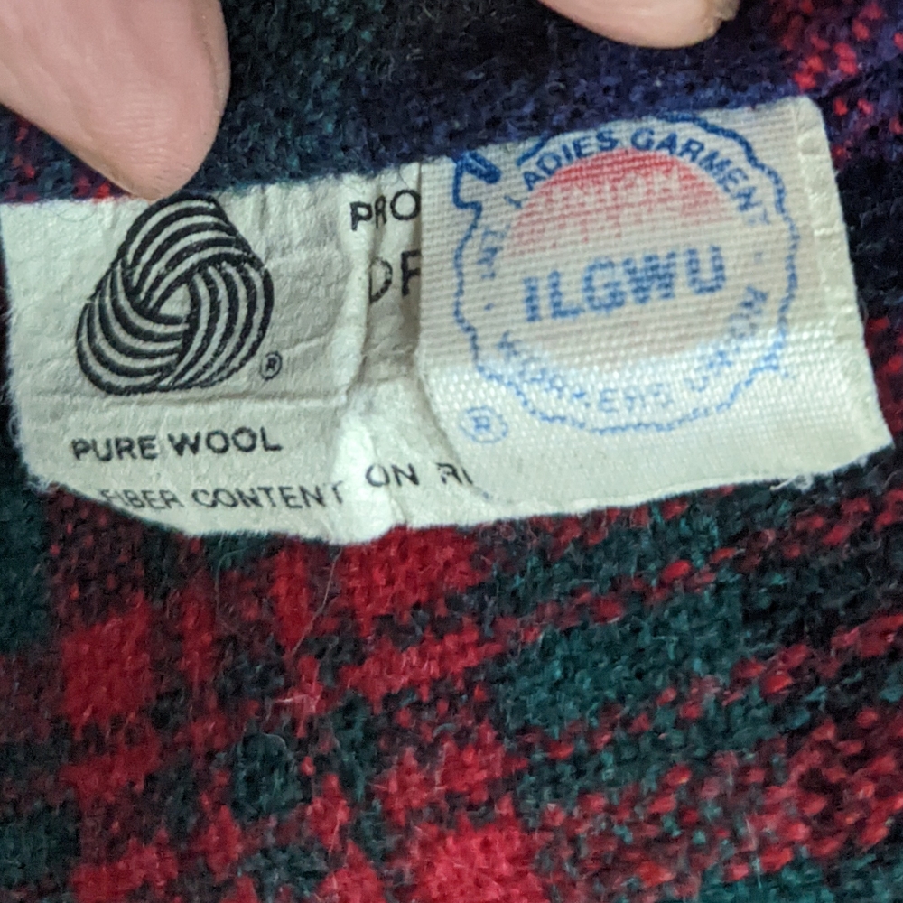 Mackintosh Red Wool Jacket Plaid Lining - Picture 7 of 11